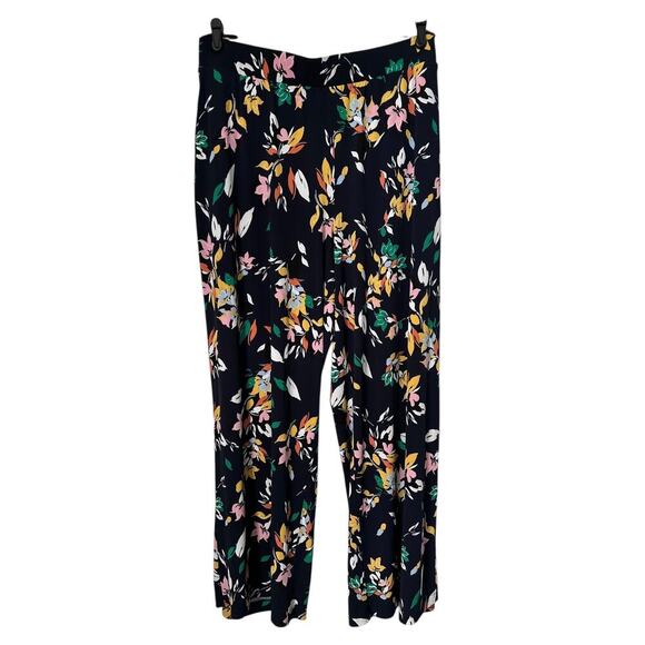 Lane Bryant Pants Womens Size 22/24 Wide Leg Multi Floral Pull On Trousers Boho - Picture 1 of 10